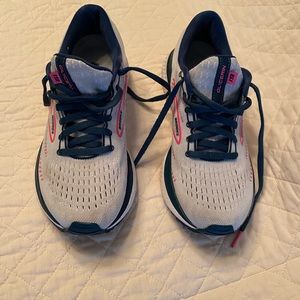 Brooks Glycerin 19 Womens Size 7.5 Shoes Gray Pink Running